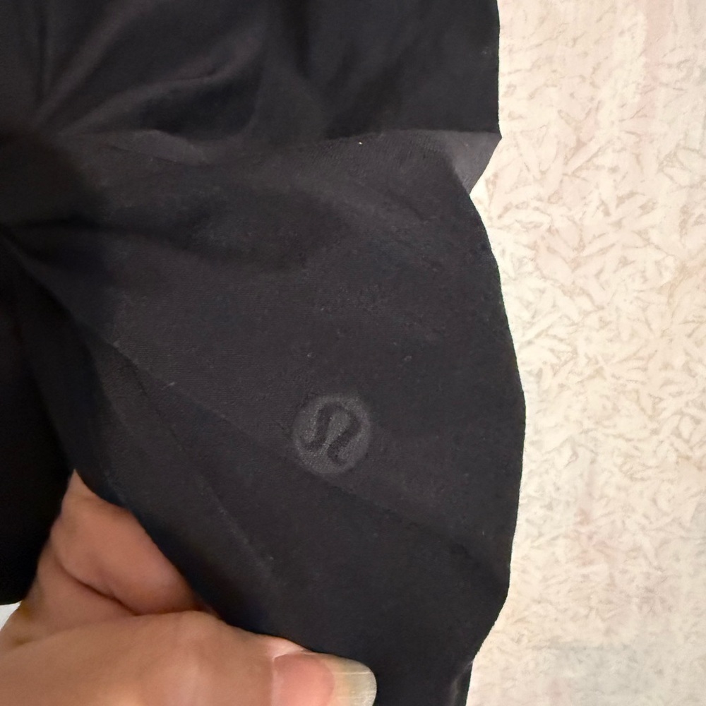 Lululemon All Tied Up In Black Pit To Pit 15, No Size Dot That I Found. - Picture 3 of 7